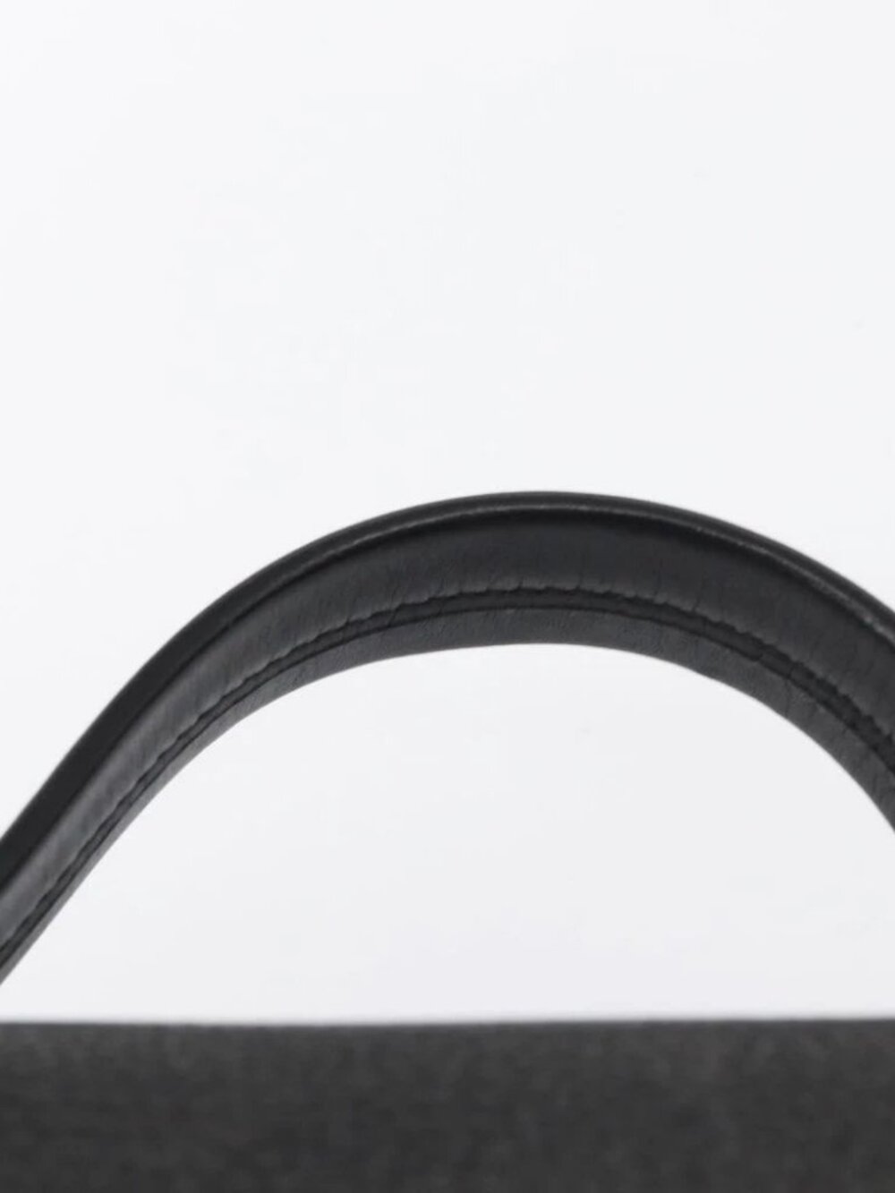 GUCCI Hand Bag Leather Gold Black Auth - Picture 9 of 16